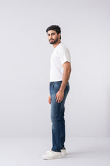 Straight Fit Deep Sea Jeans