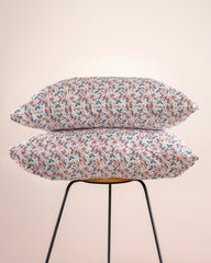 King-Size Bed Sheet - Floral Cascade