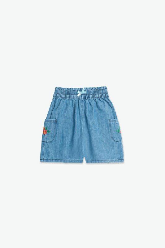 New Born Girls' Short Pant (6-18 Months)