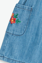 New Born Girls' Short Pant (6-18 Months)