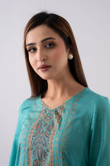 Smart Fit Two-Piece Jacquard Ethnic Set