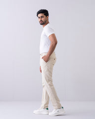 Regular Fit Solid Chinos