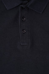 Regular Fit Cotton Design Full Sleeve Polo Shirt