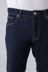 Straight Fit Navy Jeans