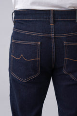 Straight Fit Navy Jeans