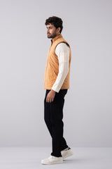 Reversible Corduroy Quilted Vest Jacket