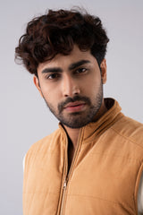 Reversible Corduroy Quilted Vest Jacket