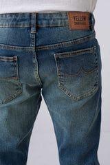 Straight Fit Vintage Blue Jeans