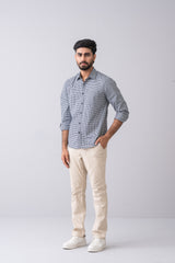 Regular Fit Checkered Casual Shirt