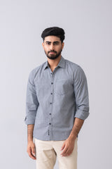 Regular Fit Checkered Casual Shirt