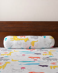 Kids Bolster Cover - Fun Animal