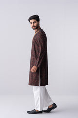 Regular Fit Cotton Semi-Formal Panjabi