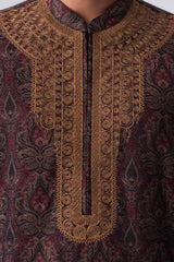 Regular Fit Cotton Semi-Formal Panjabi