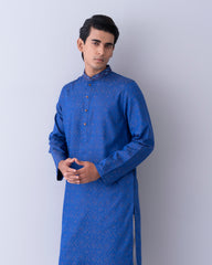 Regular Fit Embroidered Semi-Formal Panjabi