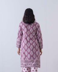Smart Fit Embroidered Three-Piece Lawn with Chiffon Dupatta