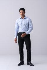 Slim Fit Dobby Striped Templeton Formal Shirt