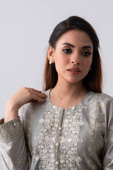 Smart Fit Embroidered Two-Piece Ethnic Set