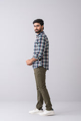 Regular Fit Checkered Casual Shirt