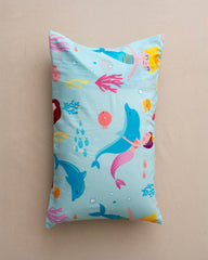Kids Bed Sheet - King Size - Baby Blue