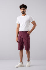 Regular Fit Solid Shorts