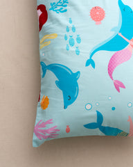 Kids Bed Sheet - King Size - Baby Blue