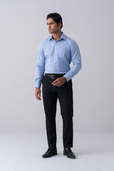 Regular Fit Dobby Check Templeton Formal Shirt