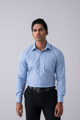 Regular Fit Dobby Check Templeton Formal Shirt