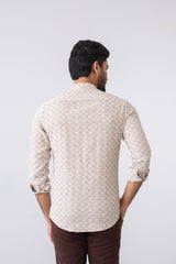 Slim Fit Textured Casual Shirt