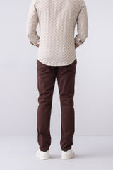 Regular Fit Solid Chinos