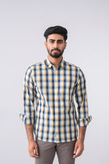 Regular Fit Checkered Casual Shirt