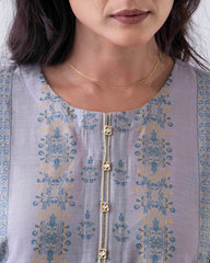 Smart Fit Printed Two-Piece Formal Ethnic Set