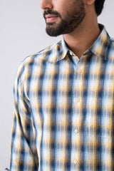 Regular Fit Checkered Casual Shirt