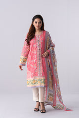 Long-Length Relaxed Fit Semi-Formal Lawn - Two Piece