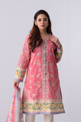 Long-Length Relaxed Fit Semi-Formal Lawn - Two Piece