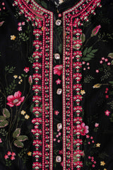 Smart Fit Digital Printed Three-Piece Lawn with Chiffon Dupatta