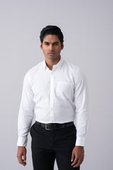Regular Fit Jacquard Templeton Formal Shirt
