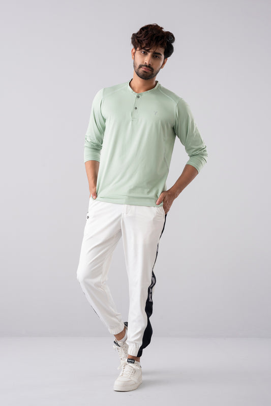 Regular Fit Henley T-Shirt - Athleisure