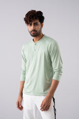 Regular Fit Henley T-Shirt - Athleisure