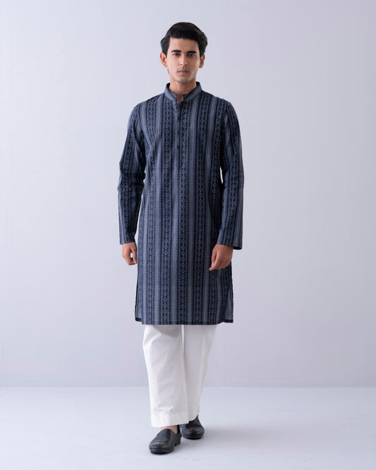 Regular Fit Printed Panjabi