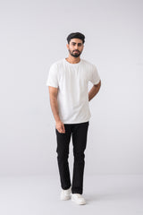 Straight Fit Black Jeans