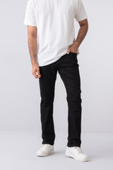 Straight Fit Black Jeans