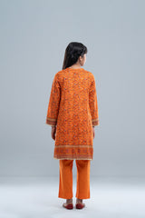Relaxed Fit Printed Three-Piece Princess Lawn with Chiffon Dupatta (10-14 Years)