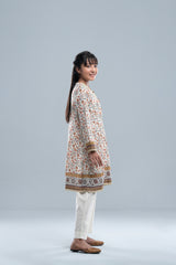 Relaxed Fit Printed Three-Piece Princess Lawn with Chiffon Dupatta (10-14 Years)
