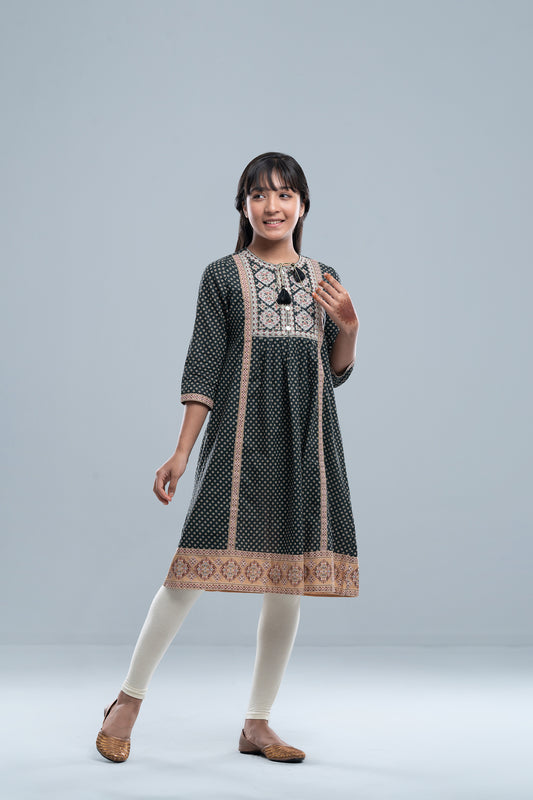 Junior Girls' Ethnic Top (10-14 Years)