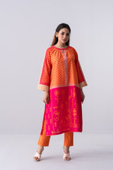 Relaxed Fit Cotton Printed Lawn Kurta