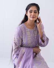 Smart Fit Printed Two-Piece Formal Ethnic Set