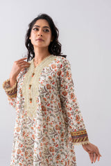 Smart Fit Digital Printed Three-Piece Lawn with Chiffon Dupatta