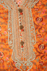 Relaxed Fit Printed Three-Piece Princess Lawn with Chiffon Dupatta (10-14 Years)
