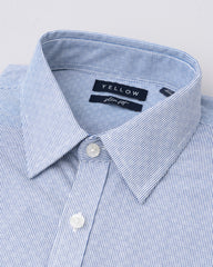 Slim Fit Dobby Textured Formal Shirt