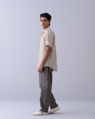 Regular Fit Striped Casual Shirt